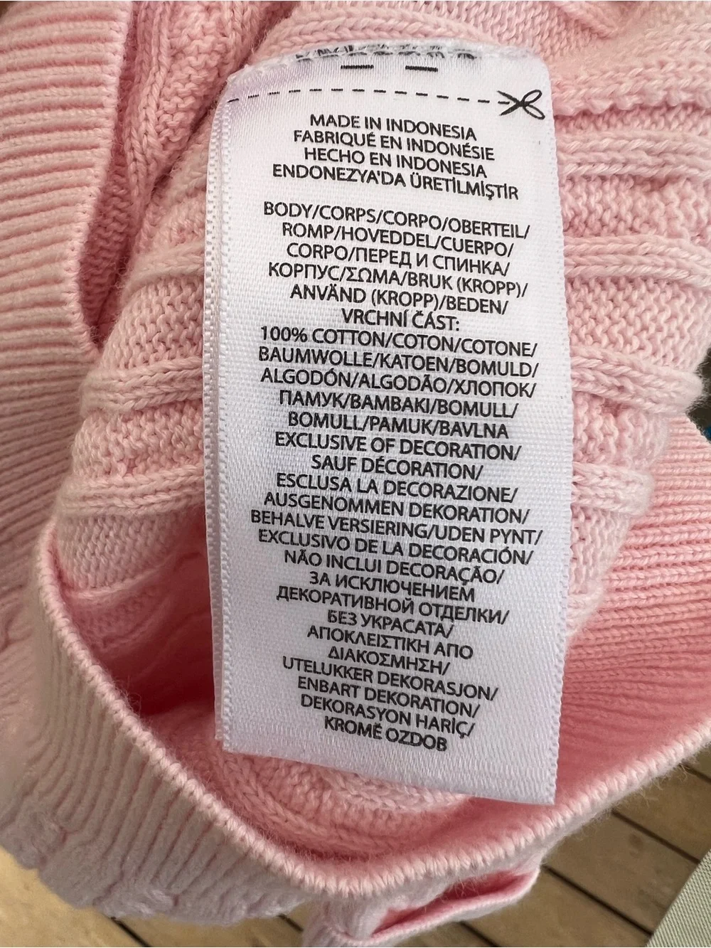 Ralph Lauren Baby Pink Cable-Knit Cardigan